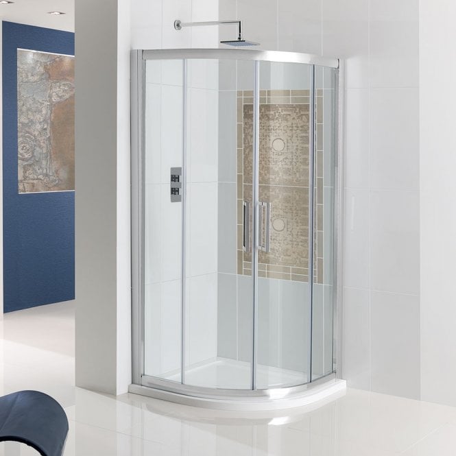 Eastbrook  Corniche Easy Clean Quadrant 800mm Silver   69.0059