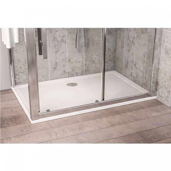 Eastbrook  Corsair 900mm x 800mm 28mm Shower Tray White   159.1102