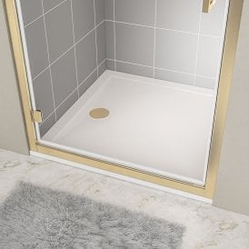 Eastbrook Corsair 900mm x 900mm Square 28mm Shower Tray White   159.1004