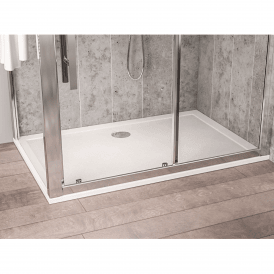 Eastbrook Corsair Anti Slip 1000mm x 900mm 28mm Shower Tray White   159.2104