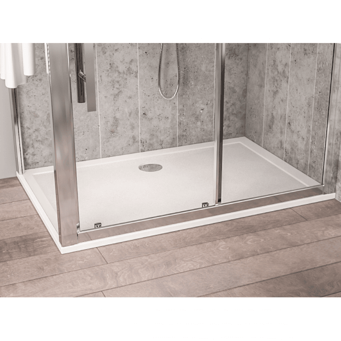 Eastbrook  Corsair Anti Slip 1500mm x 800mm 28mm Shower Tray White   159.2114