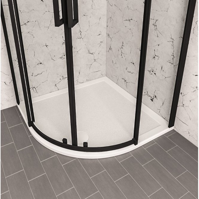 Eastbrook  Corsair Anti Slip 900mm Quadrant 28mm Shower Tray White   159.2202