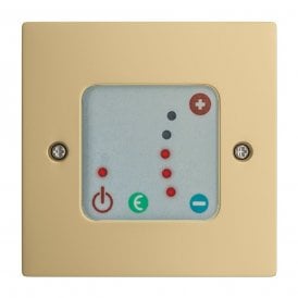 Eastbrook Crafton II Temperature Control Panel Brass Effect   67.0014