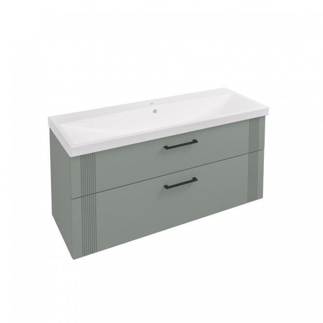 Eastbrook  Cranham 120cm Wall Hung Vanity Unit Sage Green 77.0022