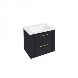 Eastbrook Cranham 60cm Wall Hung Vanity Unit Matt Anthracite 77.0014
