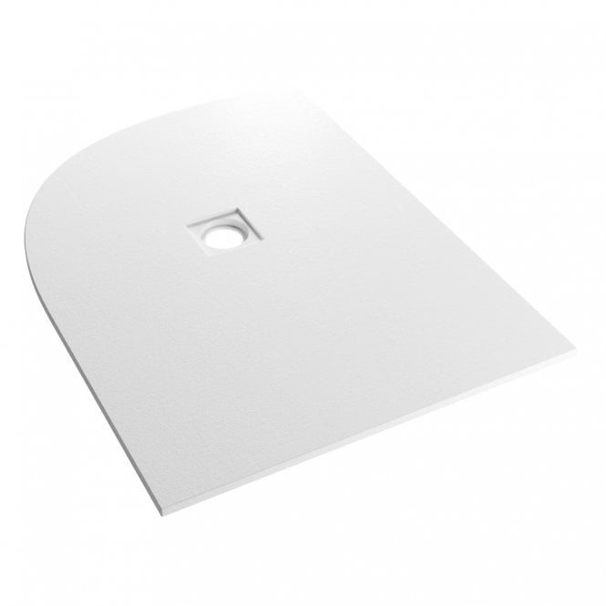 Eastbrook  Crossland 1200mm x 900mm Left Hand Offset Quadrant Slate Tray White   159.3066