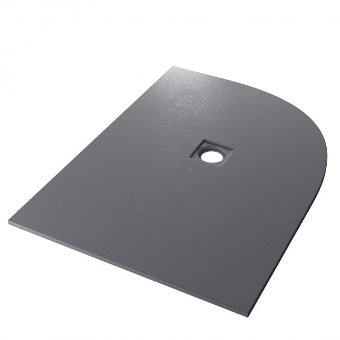Eastbrook  Crossland 1200mm x 900mm Right Hand Offset Quadrant Slate Tray Grey   159.3068