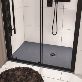 Eastbrook Crossland 1400mm x 900mm Slate Tray Light Grey   159.3209