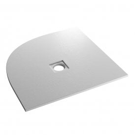 Eastbrook Crossland 800mm Quadrant Slate Tray Light Grey   159.3224