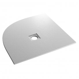 Eastbrook Crossland 900mm Quadrant Slate Tray Light Grey   159.3225