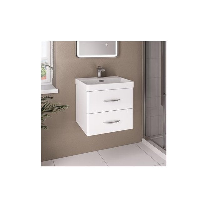 Eastbrook  Crowthorne Basin 500mm 1 Tap Hole White   26.0029