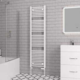 Eastbrook Curved Biava Multirail 1720mm x 450mm White   41.0305