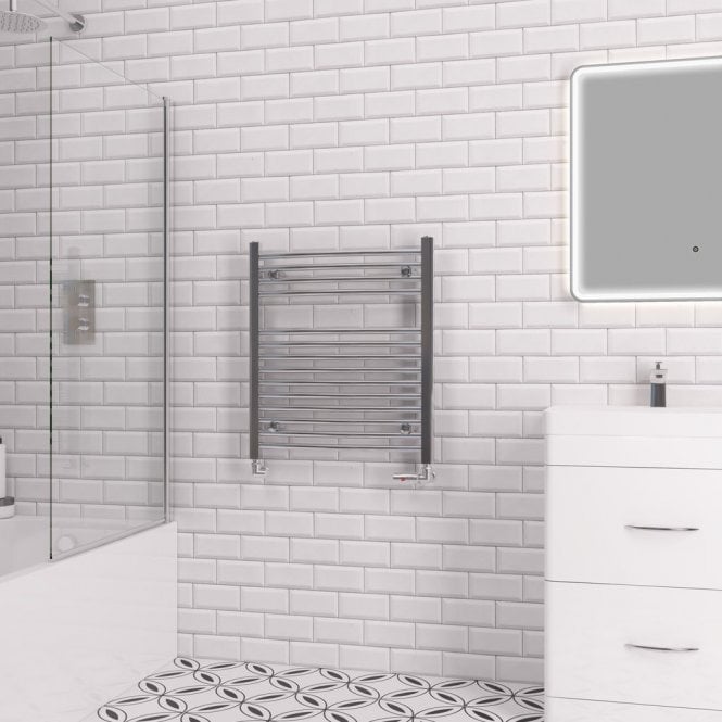 Eastbrook  Curved Biava Multirail 688mm x 600mm Chrome   41.0290