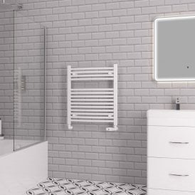 Eastbrook Curved Biava Multirail 688mm x 600mm White   41.0300