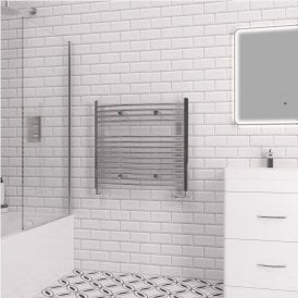 Eastbrook Curved Biava Multirail 688mm x 750mm Chrome   41.0291