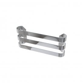 Eastbrook Curved Triple Towel Hanger 375mm Polished Stainless Steel   101.0058