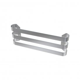 Eastbrook Curved Triple Towel Hanger 470mm Brushed Stainless Steel   101.0053