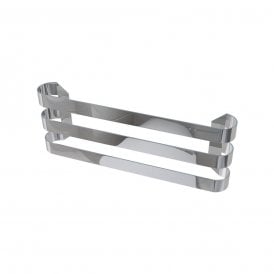Eastbrook Curved Triple Towel Hanger 470mm Polished Stainless Steel   101.0059