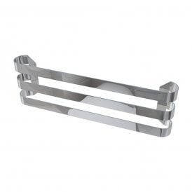 Eastbrook Curved Triple Towel Hanger 565mm Polished Stainless Steel   101.0067