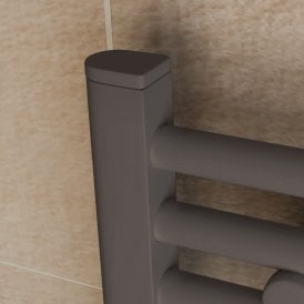 Eastbrook D Shaped Vent Cap (Pair) Anthracite   101.0008