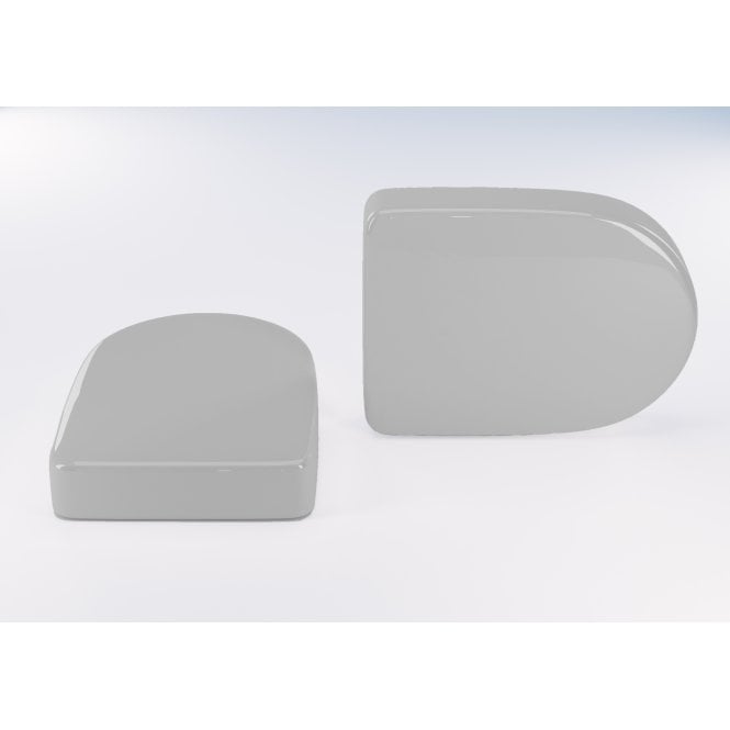 Eastbrook  D Shaped Vent Cap (Pair) Grey   101.0114