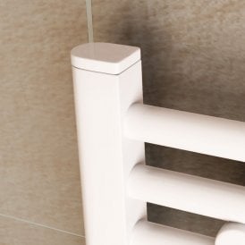Eastbrook D Shaped Vent Cap (Pair) White   101.0007