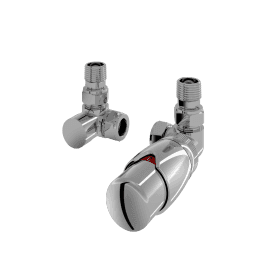 Eastbrook Darlington Corner Designer TRV & Lockshield 15mm Chrome   54.0004