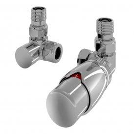 Eastbrook Darlington Corner Designer TRV & Lockshield 15mm Chrome   54.0004