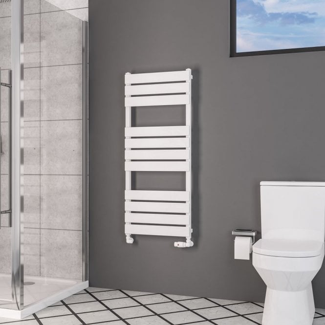 Eastbrook  Deddington 1200mm x 500mm Towel Rail Type 10 Gloss White   89.0859
