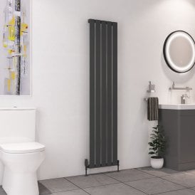Eastbrook Deddington 1800mm x 390mm Radiator Matt Anthracite   89.1513