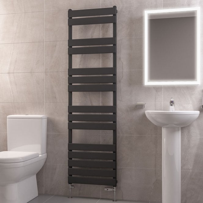 Eastbrook  Deddington 1800mm x 500mm Towel Rail Matt Black   89.1527