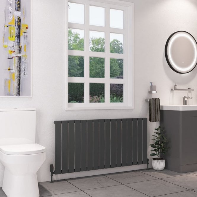 Eastbrook  Deddington 600mm x 1270mm Radiator Matt Anthracite   89.0869