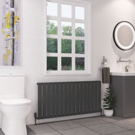 Eastbrook Deddington 600mm x 1270mm Radiator Matt Anthracite   89.0869