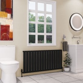 Eastbrook Deddington 600mm x 1270mm Radiator Matt Black   89.1502