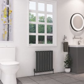 Eastbrook Deddington 600mm x 550mm Radiator Matt Anthracite   89.1497