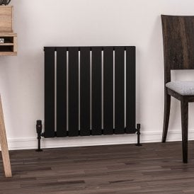 Eastbrook Deddington 600mm x 630mm Radiator Matt Black   89.1499
