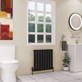 Eastbrook Deddington 600mm x 630mm Radiator Matt Black   89.1499
