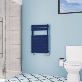 Eastbrook Deddington 800mm x 500mm Towel Rail Matt Cobalt Blue   89.1528