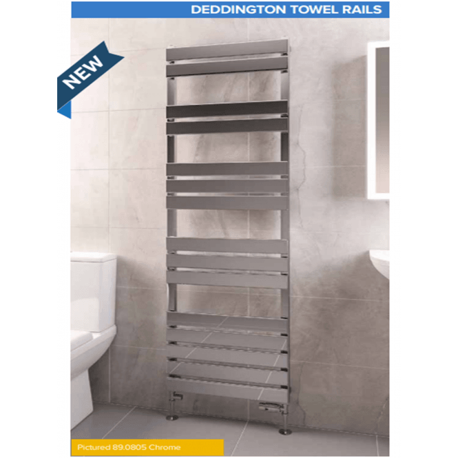 Eastbrook  Deddington 800mm x 500mm Towel Rail Type 10 Gloss White   89.0857