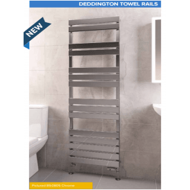 Eastbrook Deddington 800mm x 500mm Towel Rail Type 10 Gloss White   89.0857