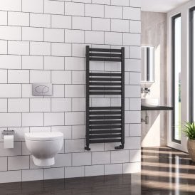 Eastbrook Defford 1200mm x 500mm Towel Rail Matt Anthracite   89.1288