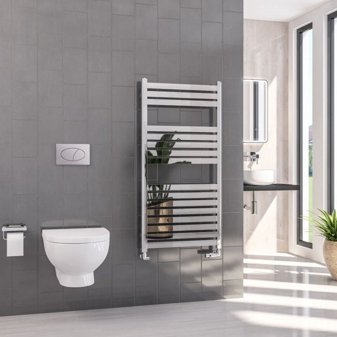 Eastbrook  Defford 1200mm x 600mm Towel Rail Chrome   89.1301