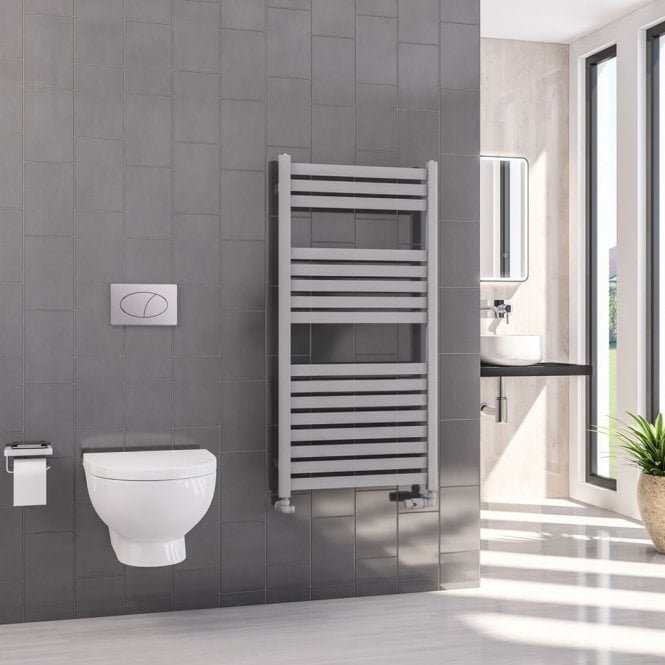 Eastbrook  Defford 1200mm x 600mm Towel Rail Matt Grey   89.1283