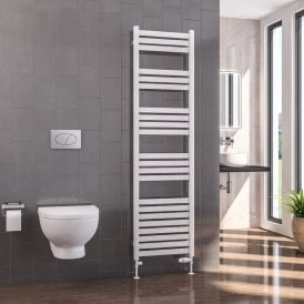 Eastbrook Defford 1800mm x 500mm Towel Rail Gloss White   89.1278