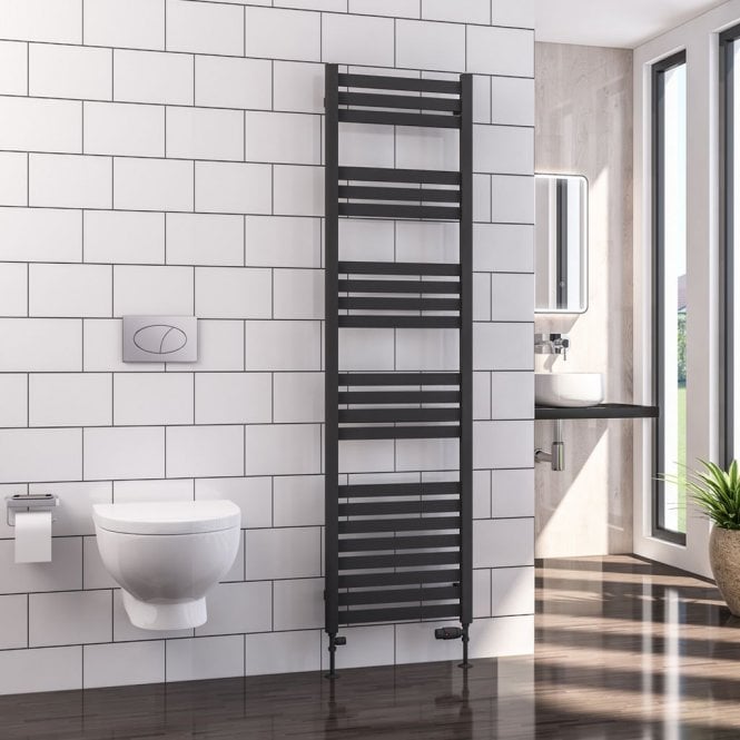 Eastbrook  Defford 1800mm x 500mm Towel Rail Matt Anthracite   89.1290