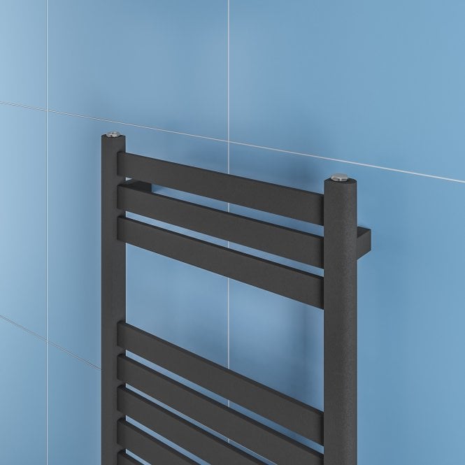 Eastbrook  Defford 800mm x 500mm Towel Rail Matt Anthracite   89.1286