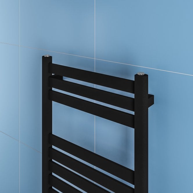 Eastbrook  Defford 800mm x 500mm Towel Rail Matt Black   89.1292