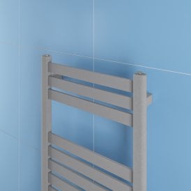 Eastbrook Defford 800mm x 500mm Towel Rail Matt Grey   89.1280