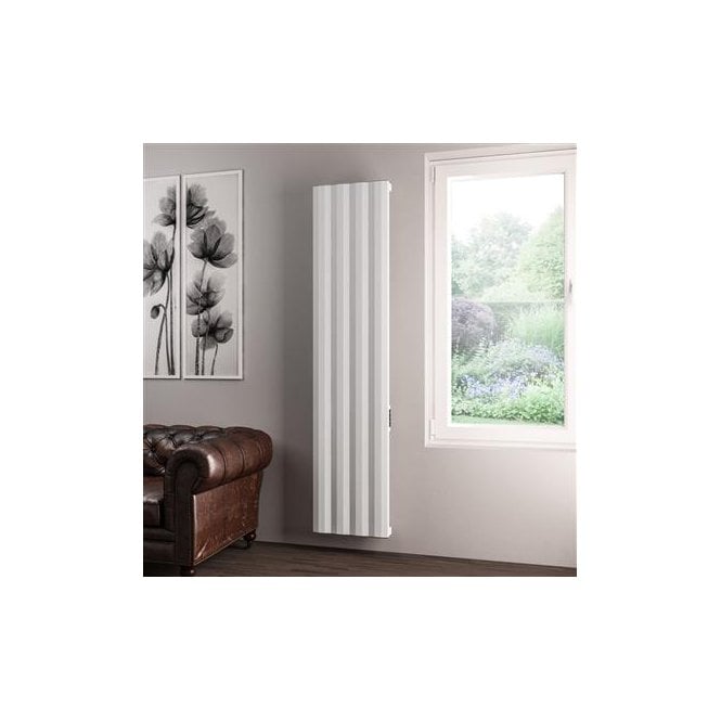 Eastbrook  Derwent 1800mm x 404 Dry Element Aluminium Radiator Matt White   41.0490