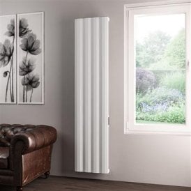 Eastbrook Derwent 1800mm x 404 Dry Element Aluminium Radiator Matt White   41.0490